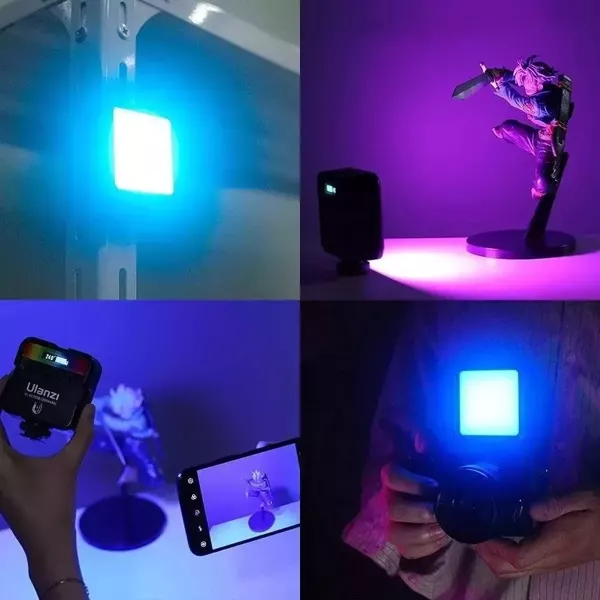 Ulanzi Statyw do Telefonu Lampa do Selfie LED