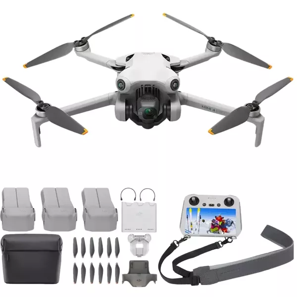 Zestaw Dron DJI Mini 4 Pro Fly More Combo (RC 2) + Szelki do Kontrolera