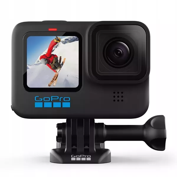 Zestaw GoPro 10 HERO Black + 2x Oryginalny Akumulator Enduro 1720 mAh