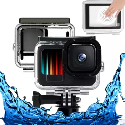 Dotykowa Obudowa Wodoszczelna Wodoodporna 50m do Gopro 13 12 11 10 9 Black