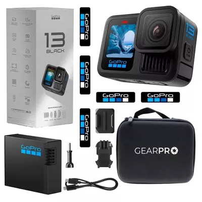 Kamera GoPro HERO 13 Black  + Zestaw 116w1 Akcesoria do GoPro 13