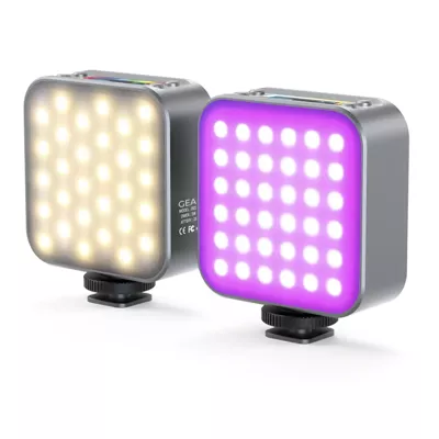 Lampa Fotograficzna Video RGB / Bi Color LED Dwustronna Aku 2500mAh