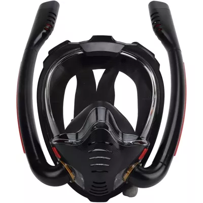 Maska Pełnotwarzowa do Snorkelingu Nurkowania 2 Rurki Uchwyt GoPro S/M  Ani Fog PRO