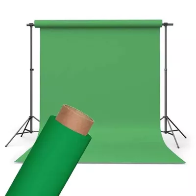 Tło Fotograficzne Zielone Kartonowe 2x10m na Tulei