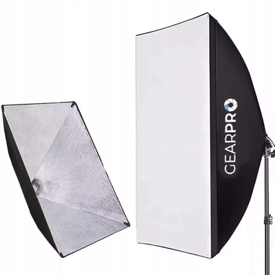 Foto Studio Lampă Softbox E27 Difuzor 50x70cm